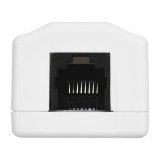 LANBERG PRESA A PARETE CAT.6 1XRJ45 BIANCA