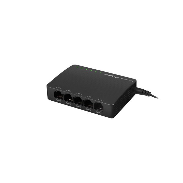 LANBERG SWITCH DSP2-1005-12V (5-PORT 12V 1GB/S)