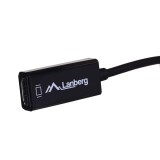 Lanberg AD-0005-BK adattatore cavo video 0.2 m Mini DisplayPort HDMI Type A (Standard) nero