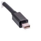 Lanberg AD-0006-BK adattatore cavo video 0.2 m VGA (D-Sub) Mini DisplayPort nero