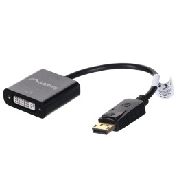 Lanberg AD-0007-BK adattatore cavo video 0.1 m DisplayPort DVI-D nero