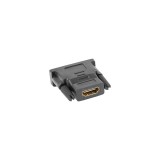 Lanberg AD-0010-BK adattatore genere cavo HDMI DVI-D nero