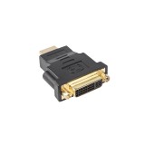 Lanberg AD-0014-BK cambia genere cavo HDMI DVI-D (F) (24 + 5) nero