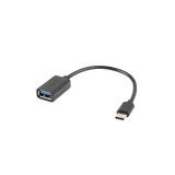 Lanberg AD-OTG-UC-01 USB cavo USB 2.0 0.15 m USB A USB C nero