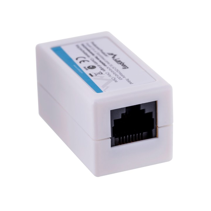 Lanberg AD-RJ45-RJ45-OU5 adattatore genere cavo RJ-45 bianco