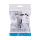 Lanberg AD-RJ45-RJ45-OU5 adattatore genere cavo RJ-45 bianco