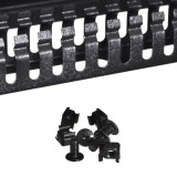 Lanberg AK-1201-B accessorio rack Pannello gestione cavi