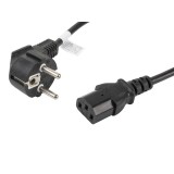 Lanberg CA-C13C-11CC-0018-BK cavo di alimentazione nero 1.8 m C13 accoppiatore CEE7/7