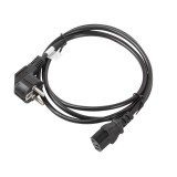 Lanberg CA-C13C-11CC-0018-BK cavo di alimentazione nero 1.8 m C13 accoppiatore CEE7/7
