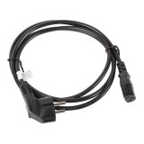 Lanberg CA-C13C-11CC-0018-BK cavo di alimentazione nero 1.8 m C13 accoppiatore CEE7/7