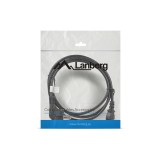 Lanberg CA-C13C-11CC-0018-BK cavo di alimentazione nero 1.8 m C13 accoppiatore CEE7/7