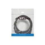 Lanberg CA-C13C-11CC-0030-BK cavo alimentazione nero 3 m C13 accoppiatore CEE7/7