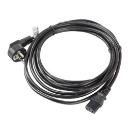Lanberg CA-C13C-11CC-0100-BK cavo di alimentazione nero 10 m C13 accoppiatore CEE7/7
