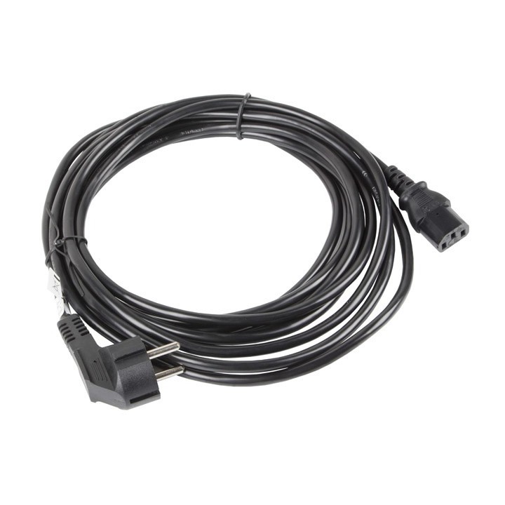 Lanberg CA-C13C-11CC-0100-BK cavo di alimentazione nero 10 m C13 accoppiatore CEE7/7