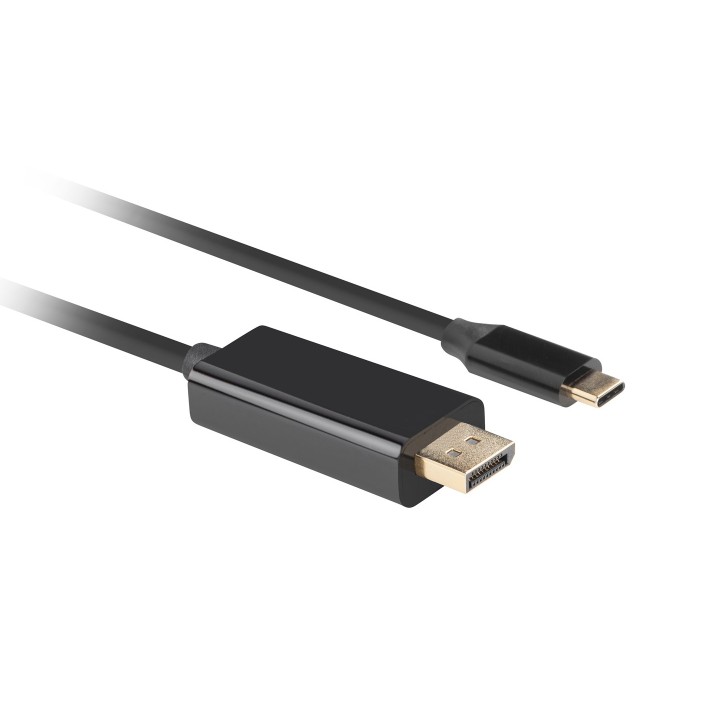 Lanberg CA-CMDP-10CU-0010-BK adattatore cavo video 1 m USB Type-C DisplayPort nero