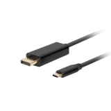 Lanberg CA-CMDP-10CU-0030-BK adattatore cavo video 3 m USB Type-C DisplayPort nero