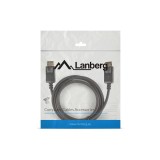Lanberg CA-DPDP-10CC-0018-BK DisplayPort cavo 1.8 m nero