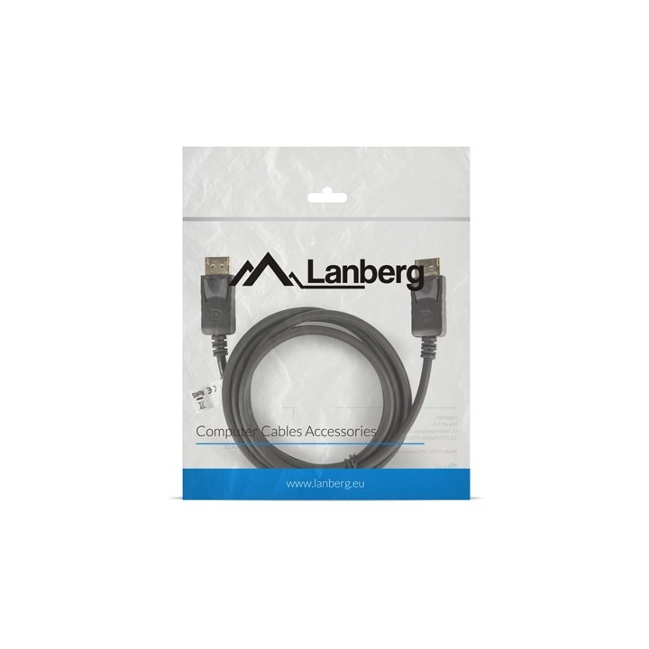 Lanberg CA-DPDP-10CC-0018-BK DisplayPort cavo 1.8 m nero
