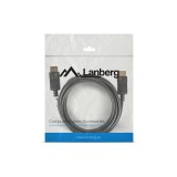 Lanberg CA-DPDP-10CC-0030-BK DisplayPort cavo 3 m nero