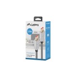 Lanberg CA-DPDP-20CU-0018-BK DisplayPort cavo 20 PIN V1.4 1.8m 8K