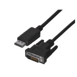 Lanberg CA-DPDV-10CU-0010-BK adattatore cavo video 1 m DisplayPort DVI-D nero