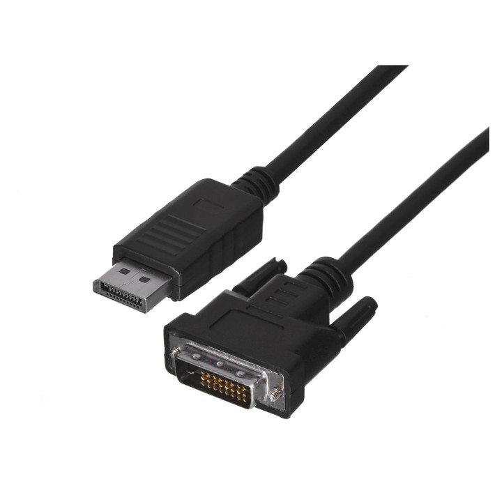 Lanberg CA-DPDV-10CU-0010-BK adattatore cavo video 1 m DisplayPort DVI-D nero