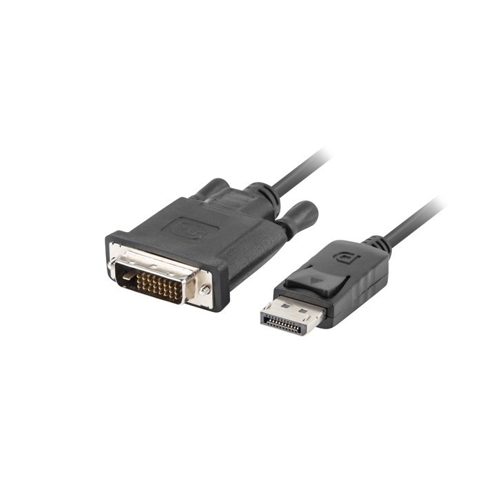 Lanberg CA-DPDV-10CU-0018-BK adattatore cavo video 1.8 m DisplayPort DVI-D nero