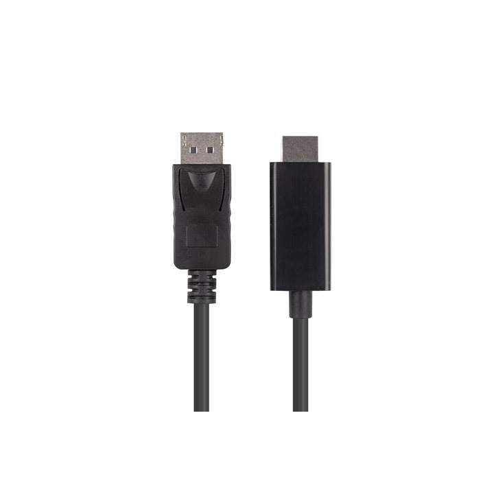 Lanberg CA-DPHD-11CC-0010-BK accoppiatore cavo DisplayPort HDMI nero