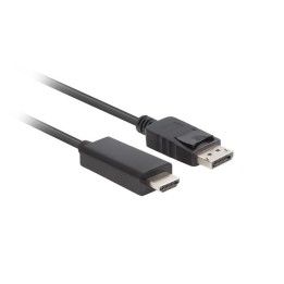 Lanberg CA-DPHD-11CC-0030-BK adattatore cavo DisplayPort HDMI Nero