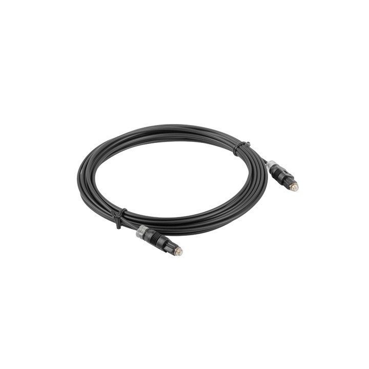 Lanberg CA-TOSL-10CC-0030-BK cavo in fibra ottica 3 m TOSLINK nero