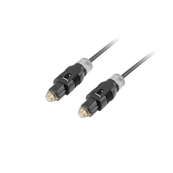 Lanberg CA-TOSL-10CC-0030-BK cavo in fibra ottica 3 m TOSLINK nero