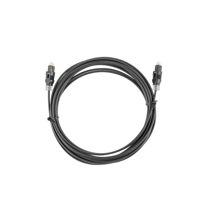 Lanberg CA-TOSL-10CC-0030-BK cavo in fibra ottica 3 m TOSLINK nero