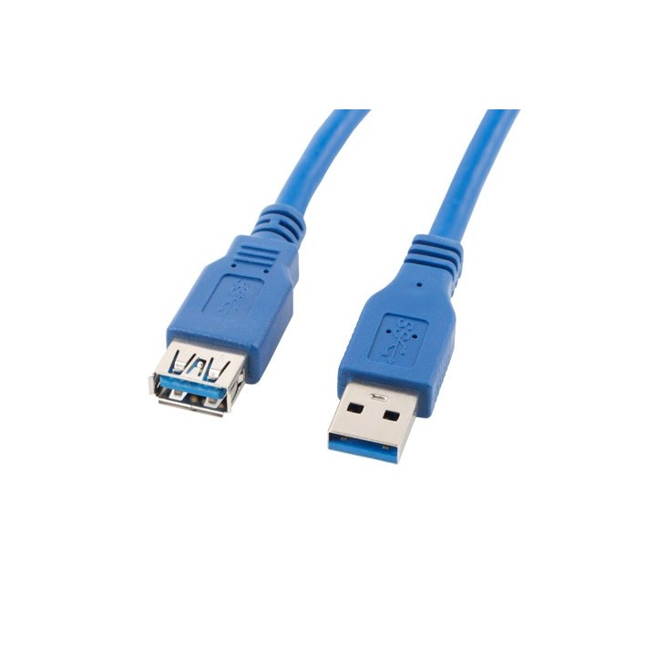 Lanberg CA-US3E-10CC-0018-B USB cavo 1.8 m USB 3.0 USB A blu