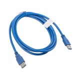 Lanberg CA-US3E-10CC-0018-B USB cavo 1.8 m USB 3.0 USB A blu