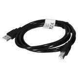 Lanberg CA-USBA-10CC-0018-BK USB cavo USB 2.0 1.8 m USB B nero