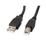 Lanberg CA-USBA-11CC-0010-BK USB cavo 1 m 2.0 USB B nero