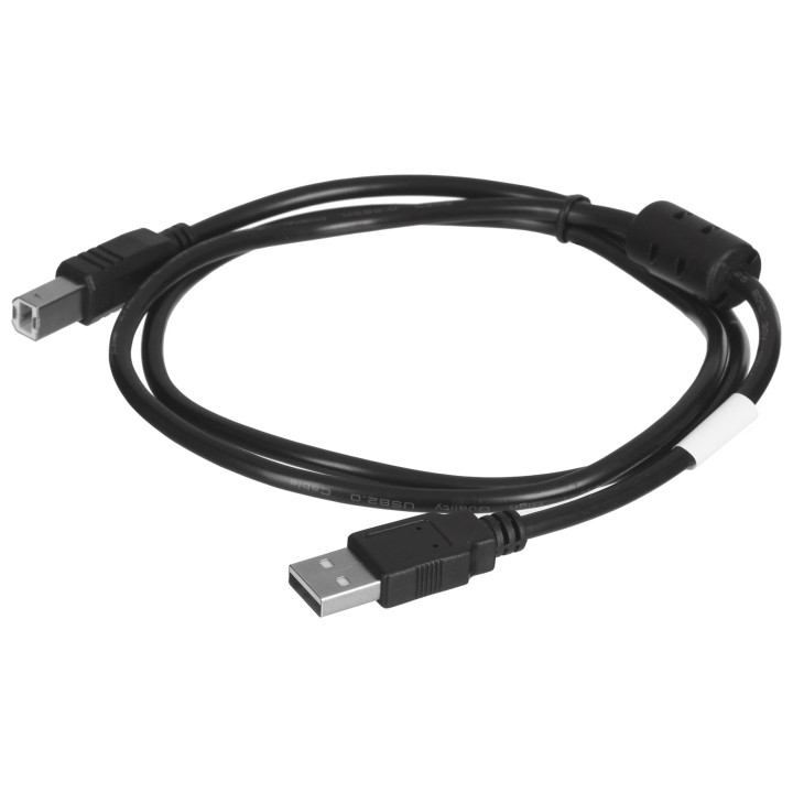 Lanberg CA-USBA-11CC-0010-BK USB cavo 1 m 2.0 USB B nero