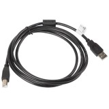 Lanberg CA-USBA-11CC-0018-BK USB cavo USB 2.0 1.8 m USB B nero