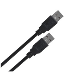 Lanberg CA-USBA-20CU-0010-BK USB cavo 1m 2.0 USB A nero