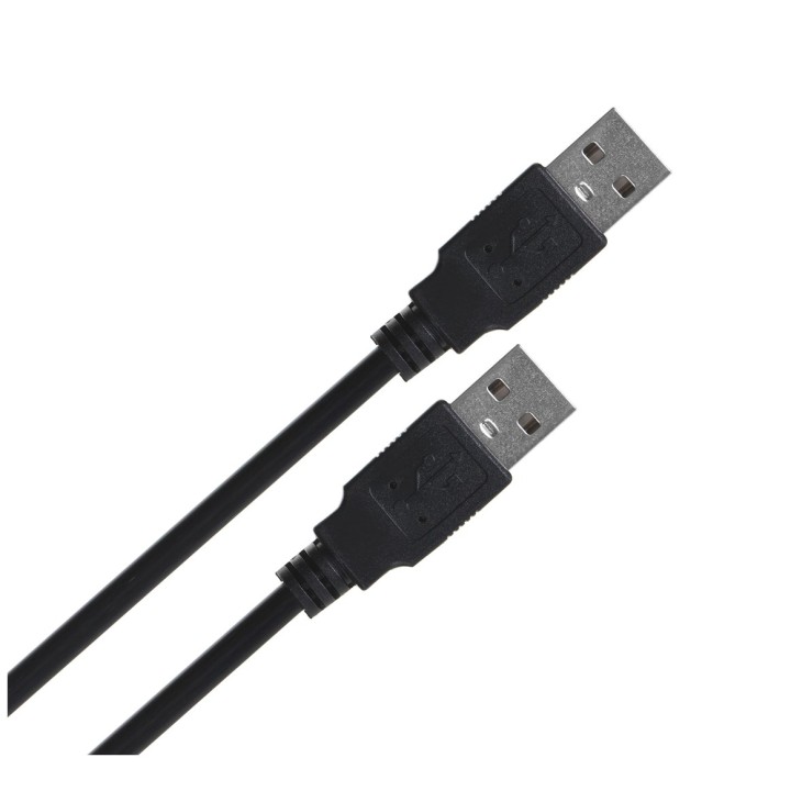 Lanberg CA-USBA-20CU-0010-BK USB cavo 1m 2.0 USB A nero