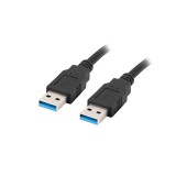 Lanberg CA-USBA-30CU-0010-BK USB cavo 1m 3.0 USB A nero