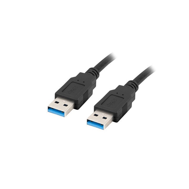 Lanberg CA-USBA-30CU-0010-BK USB cavo 1m 3.0 USB A nero