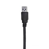 Lanberg CA-USBA-30CU-0010-BK USB cavo 1m 3.0 USB A nero