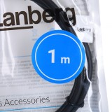 Lanberg CA-USBA-30CU-0010-BK USB cavo 1m 3.0 USB A nero