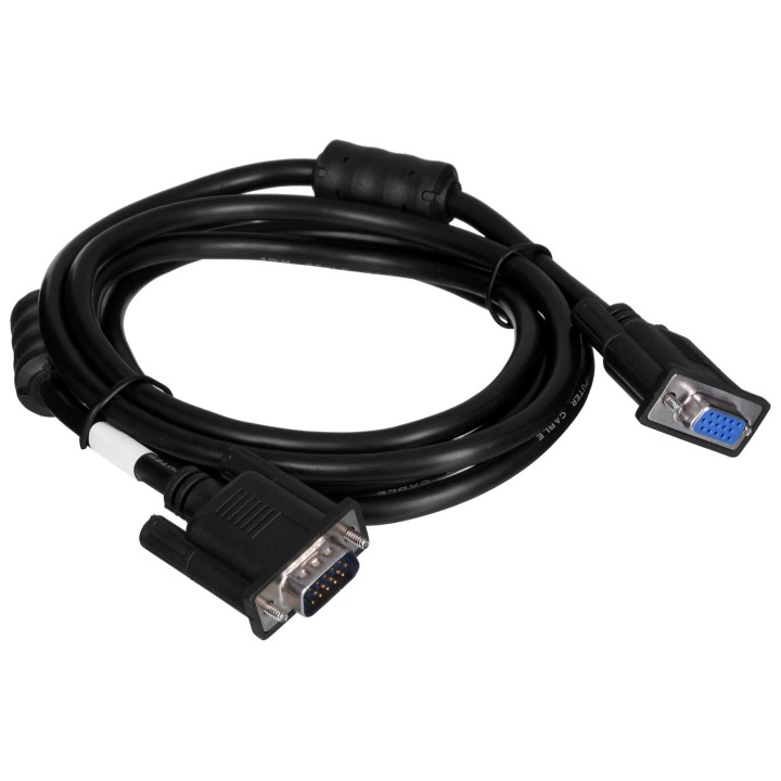 Lanberg CA-VGAC-10CC-0018-B+ VGA cavo 1.8 m VGA (D-Sub) nero