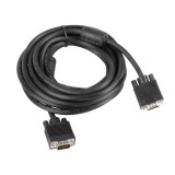 Lanberg CA-VGAC-10CC-0050-B VGA cavo 5 m VGA (D-Sub) nero