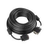 Lanberg CA-VGAC-10CC-0100-B VGA cavo 10 m VGA (D-Sub) nero