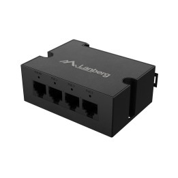 Lanberg DIN-GE4-BT-90W PoE adattatore Gigabit Ethernet
