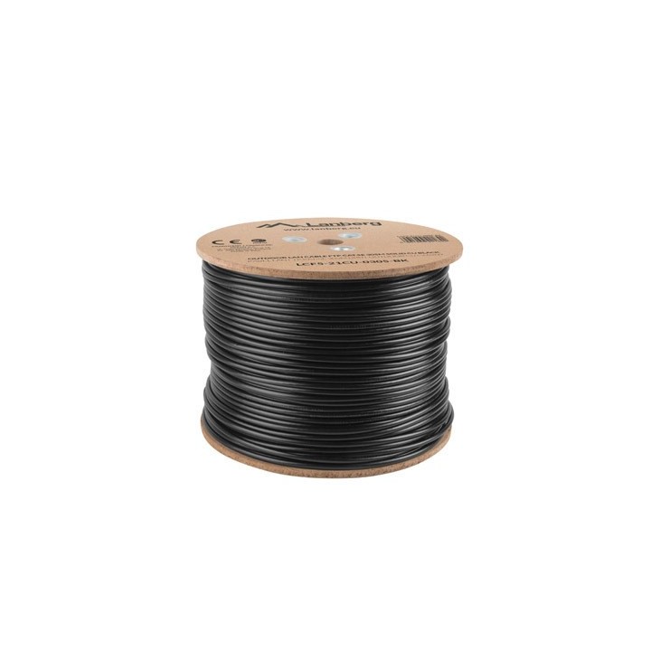 Lanberg LCF5-21CU-0305-BK cavo di rete 305 m Cat5e F/UTP (FTP) nero