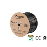 Lanberg LCU5-30CU-0305-BK cavo di rete 305 m Cat5e U/UTP (UTP) nero esterno